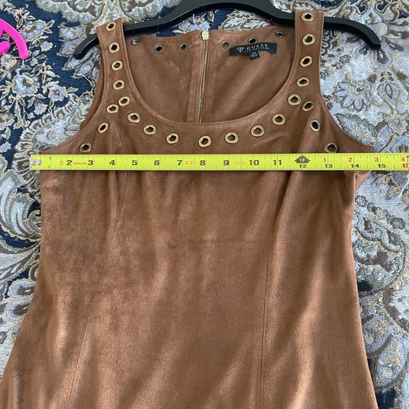 Guess Grommet Suede Mini Dress XXS - Picture 9 of 11